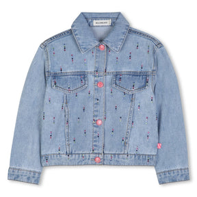 RHINESTONE DENIM JACKET (PREORDER) - JACKETS