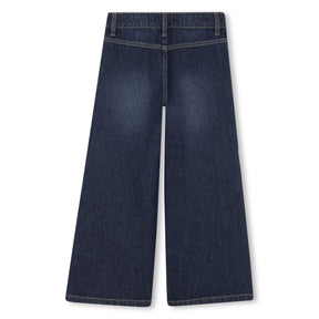 RHINESTONE DENIM PANTS - PANTS