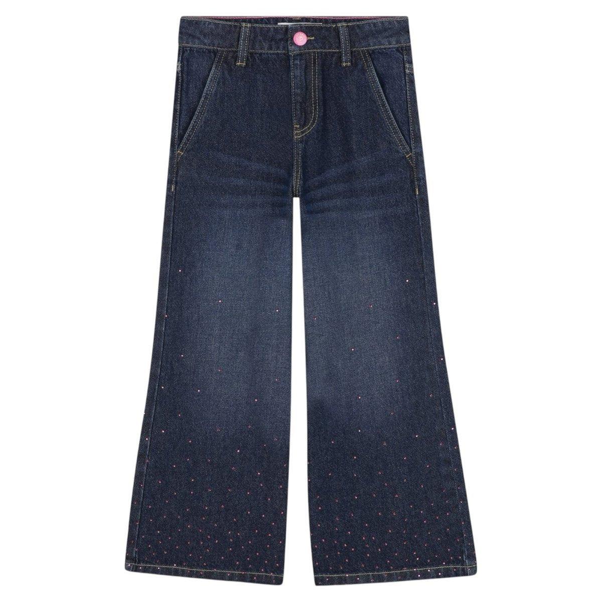 RHINESTONE DENIM PANTS (PREORDER) - BILLIEBLUSH