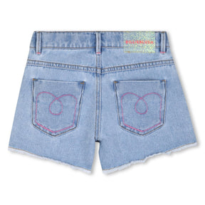 RHINESTONE DENIM SHORTS (PREORDER) - BILLIEBLUSH