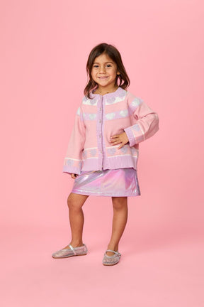 RILEY METALLIC SKIRT - MINI DREAMERS