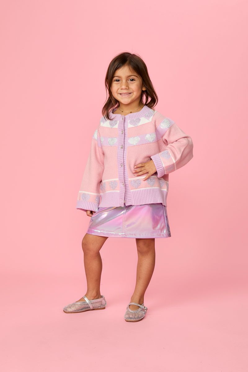RILEY METALLIC SKIRT - MINI DREAMERS