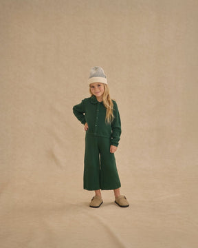 RIO CARDIGAN AND KNIT WIDE LEG PANTS SET - SET