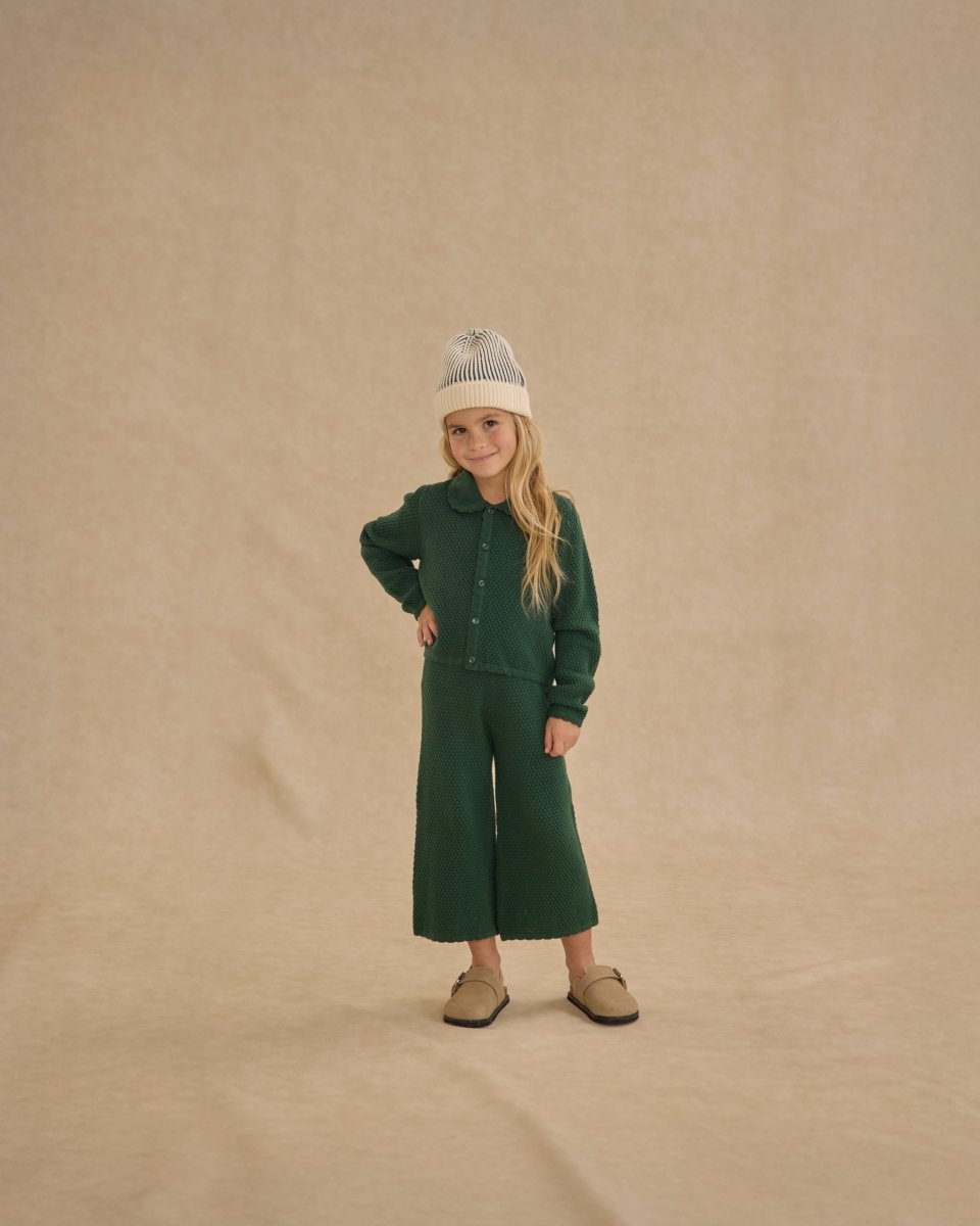 RIO CARDIGAN AND KNIT WIDE LEG PANTS SET - RYLEE + CRU