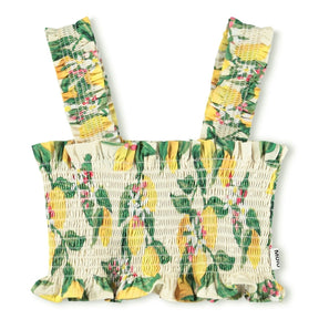 ROLFIA CITRUS SMOCKED TOP (PREORDER) - MOLO