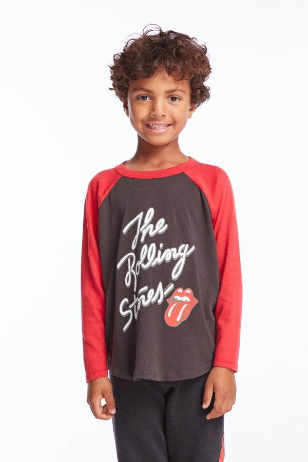Kids Rolling Stones start me up t-shirt off white