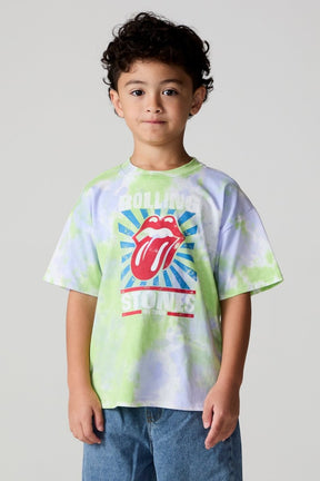 ROLLING STONES TIE DYE TSHIRT - CHASER KIDS - SHORT SLEEVE TOPS