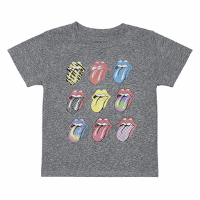 ROLLING STONES TONGUE TSHIRT (UNISEX) - ROWDY SPROUT - SHORT SLEEVE TOPS