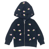 ROSES COZY KNIT ZIP UP HOODIE - HOODIES
