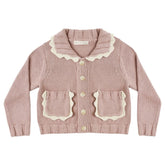 ROSEWOOD COLLARED CARDIGAN - RYLEE + CRU - CARDIGANS