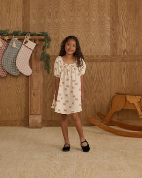 RUBY BOWS SABRINA DRESS - RYLEE + CRU