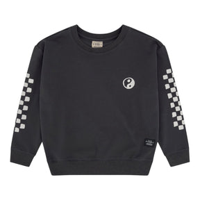 RYDER YIN YANG CHECKERED SWEATSHIRT - FEATHER 4 ARROW