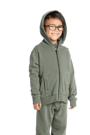 SAFARI ZIP UP HOODIE - HOODIES