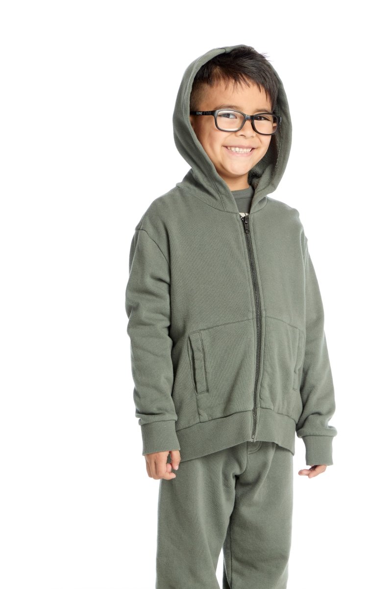 SAFARI ZIP UP HOODIE (PREORDER) - CHASER KIDS
