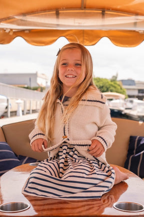 SAIL AWAY KNITTED CARDIGAN (PREORDER) - WILD WAWA