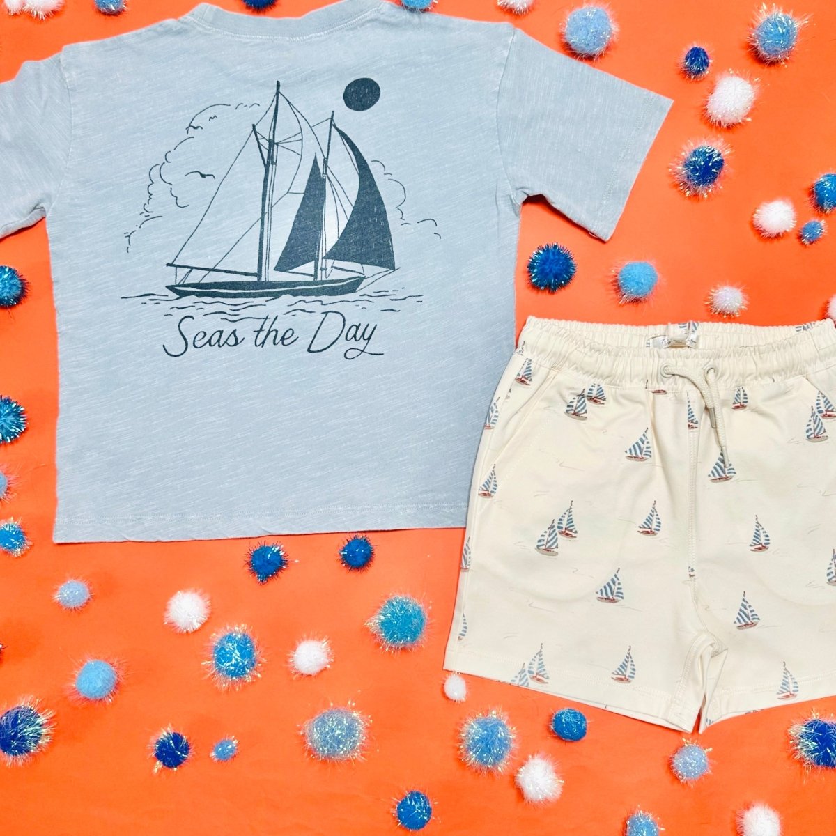 SAILBOATS SWIM TRUNK - RYLEE + CRU