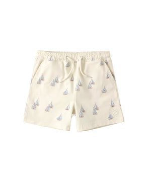 SAILBOATS SWIM TRUNK - RYLEE + CRU