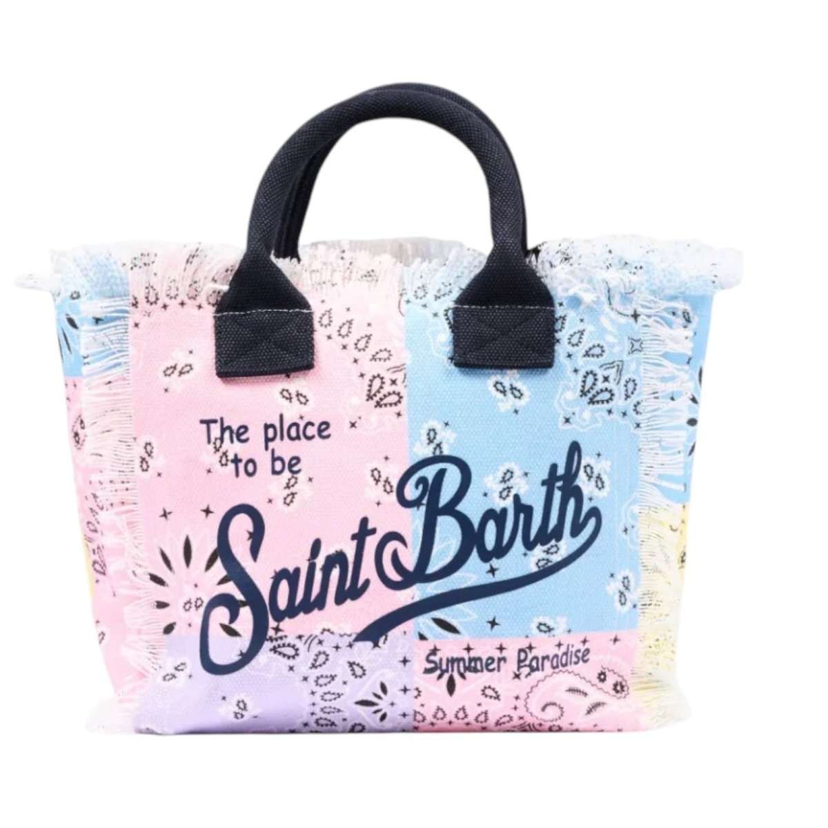 SAINT BARTH BANDANA PATCHES COLETTE BAG - MC2 SAINT BARTH KIDS