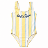 SAINT BARTH BEACH CLUB STRIPE CARA ONE PIECE SWIMSUIT - MC2 SAINT BARTH KIDS - ONE PIECE SWIMSUIT