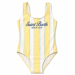 SAINT BARTH BEACH CLUB STRIPE CARA ONE PIECE SWIMSUIT - MC2 SAINT BARTH KIDS - ONE PIECE SWIMSUIT
