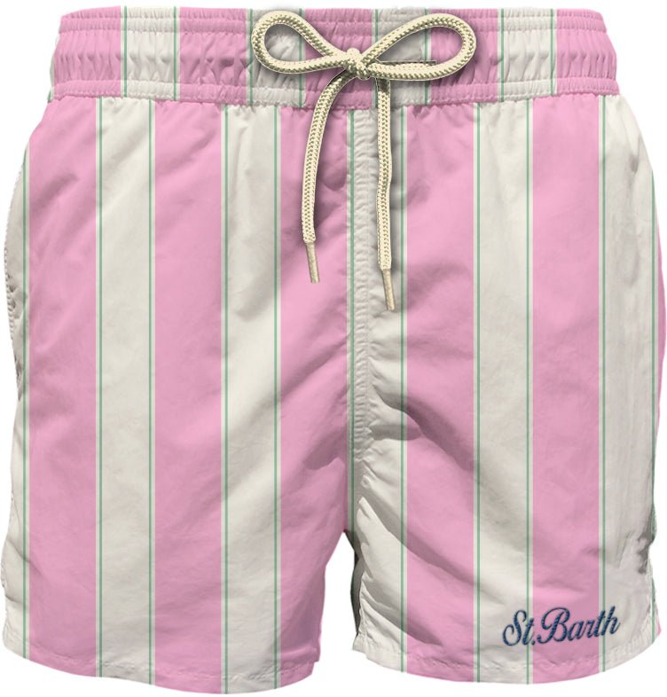 SAINT BARTH BEACH CLUB STRIPE SWIM TRUNKS (PREORDER) - MC2 SAINT BARTH KIDS