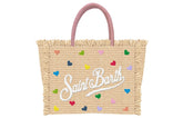 SAINT BARTH MINI HEARTS VANITY MINI STRAW BAG (PREORDER) - MC2 SAINT BARTH KIDS
