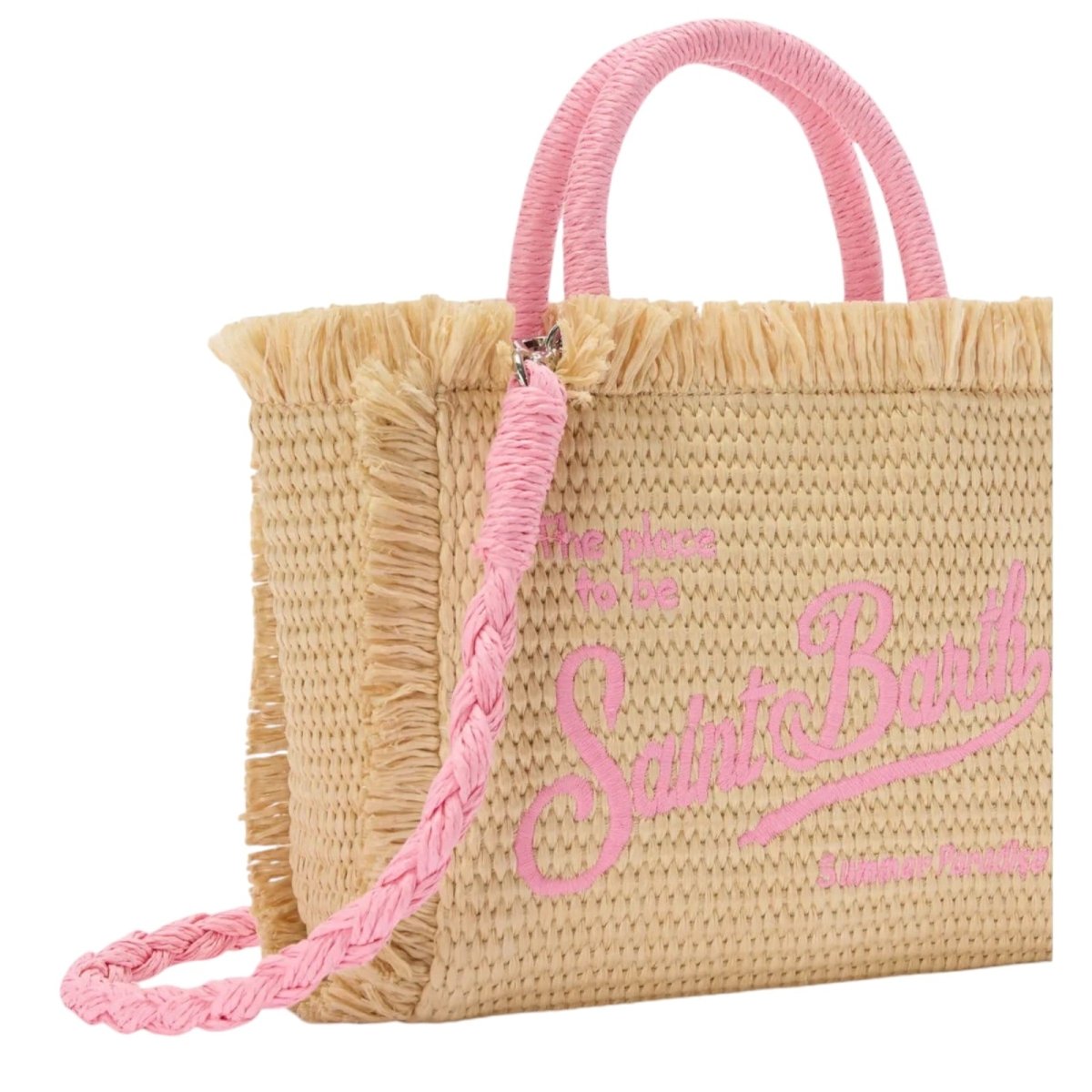 SAINT BARTH VANITY MINI STRAW BAG - MC2 SAINT BARTH KIDS