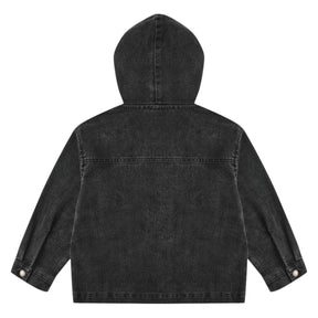 SAMMY HOODED DENIM JACKET - JACKETS