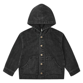 SAMMY HOODED DENIM JACKET - JACKETS