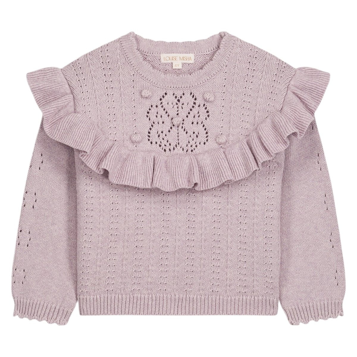 SATIA CASHMERE MIX KNIT SWEATER (PREORDER) - LOUISE MISHA KIDS
