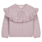 SATIA CASHMERE MIX KNIT SWEATER - LOUISE MISHA KIDS - SWEATERS