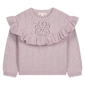SATIA CASHMERE MIX KNIT SWEATER - LOUISE MISHA KIDS - SWEATERS