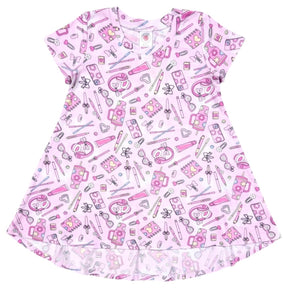 SCHOOL GIRL SHORT SLEEVE DRESS - ESME