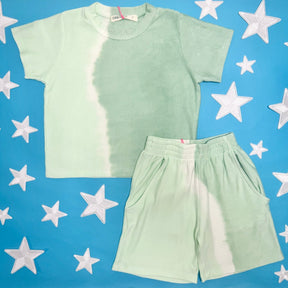 SEAFOAM YIN YANG ATHLETE SHORTS - FAIRWELL