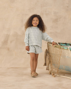 SEASHELLS KARLI SWEATSHIRT AND SHORTS SET - SET