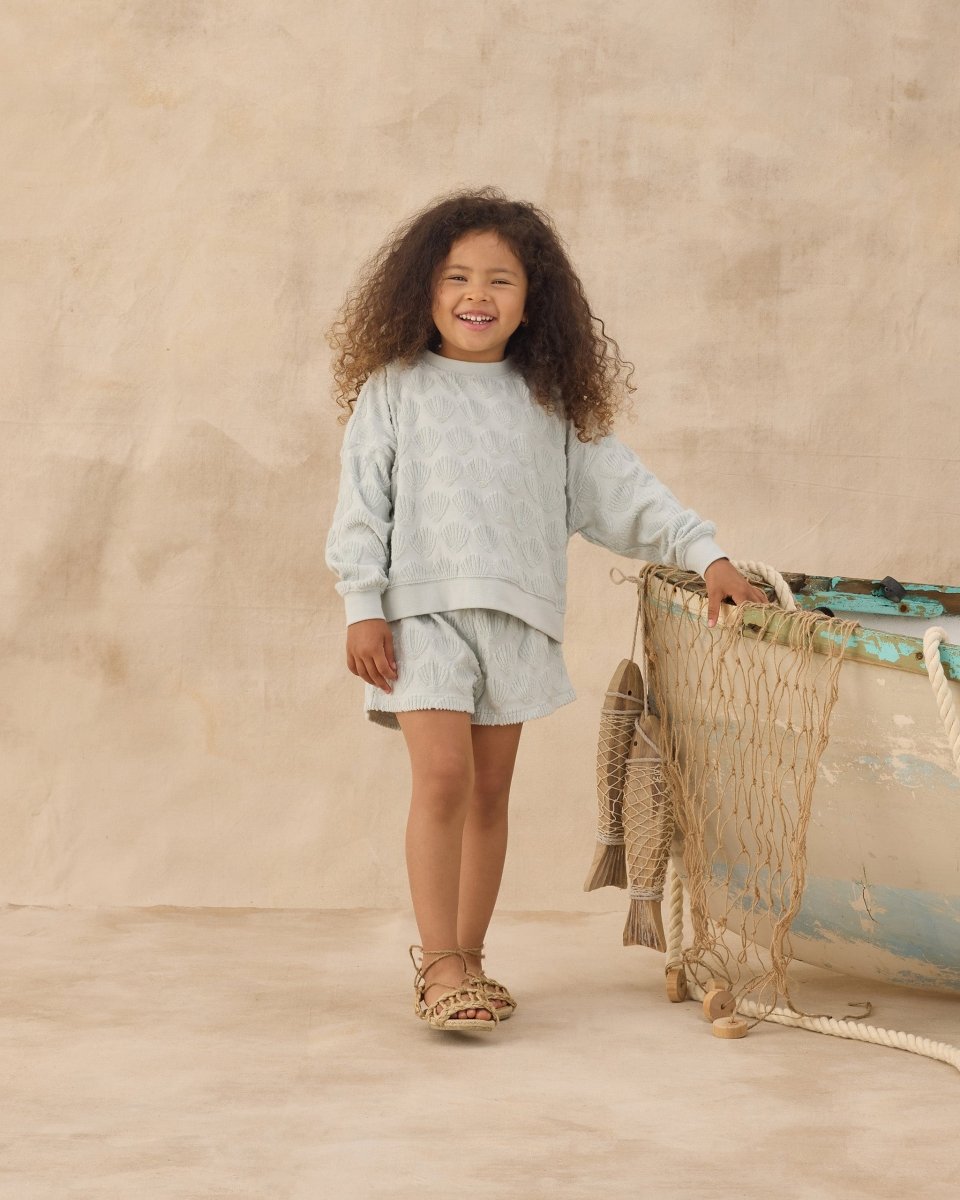 SEASHELLS KARLI SWEATSHIRT AND SHORTS SET - SET