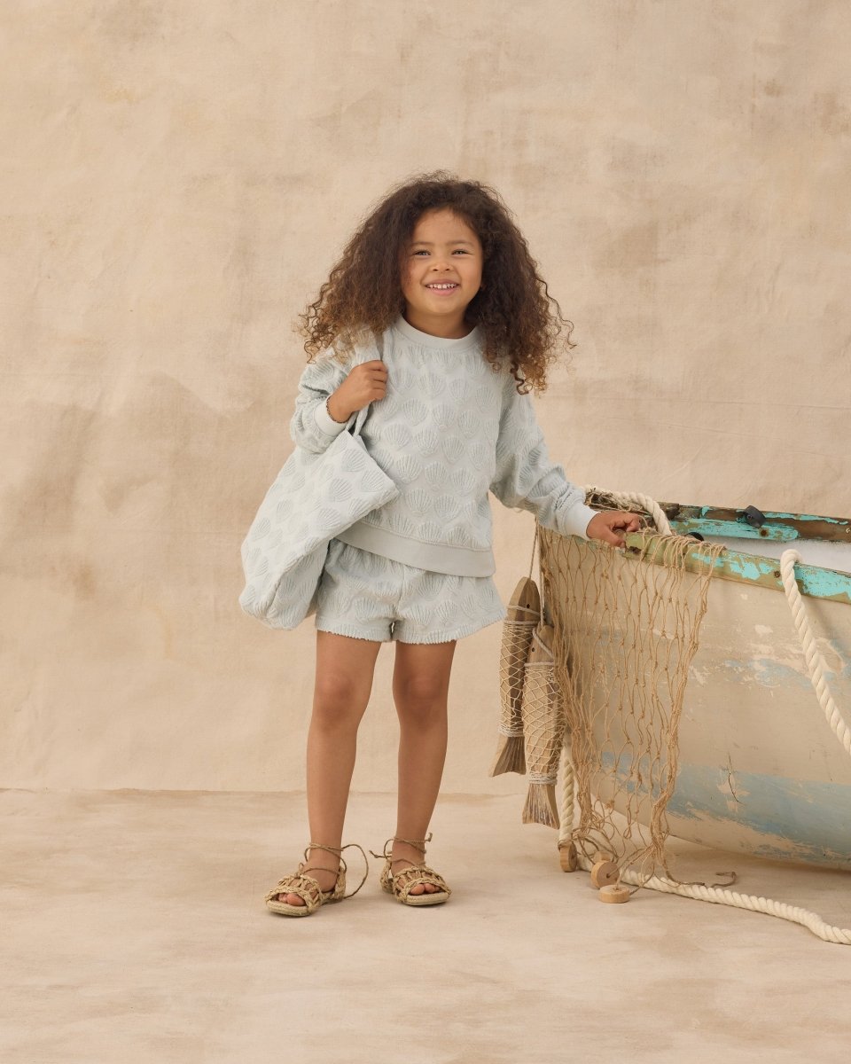 SEASHELLS KARLI SWEATSHIRT AND SHORTS SET - SET