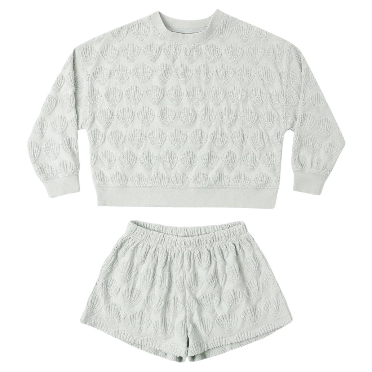 SEASHELLS KARLI SWEATSHIRT AND SHORTS SET - SET