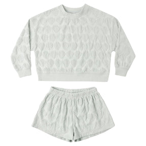 SEASHELLS KARLI SWEATSHIRT AND SHORTS SET - SET