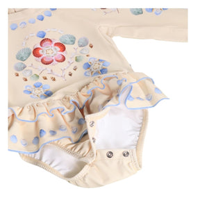 SEASHELLS NARICE RASH GUARD ONE PIECE SWIMSUIT (PREORDER) - MOLO