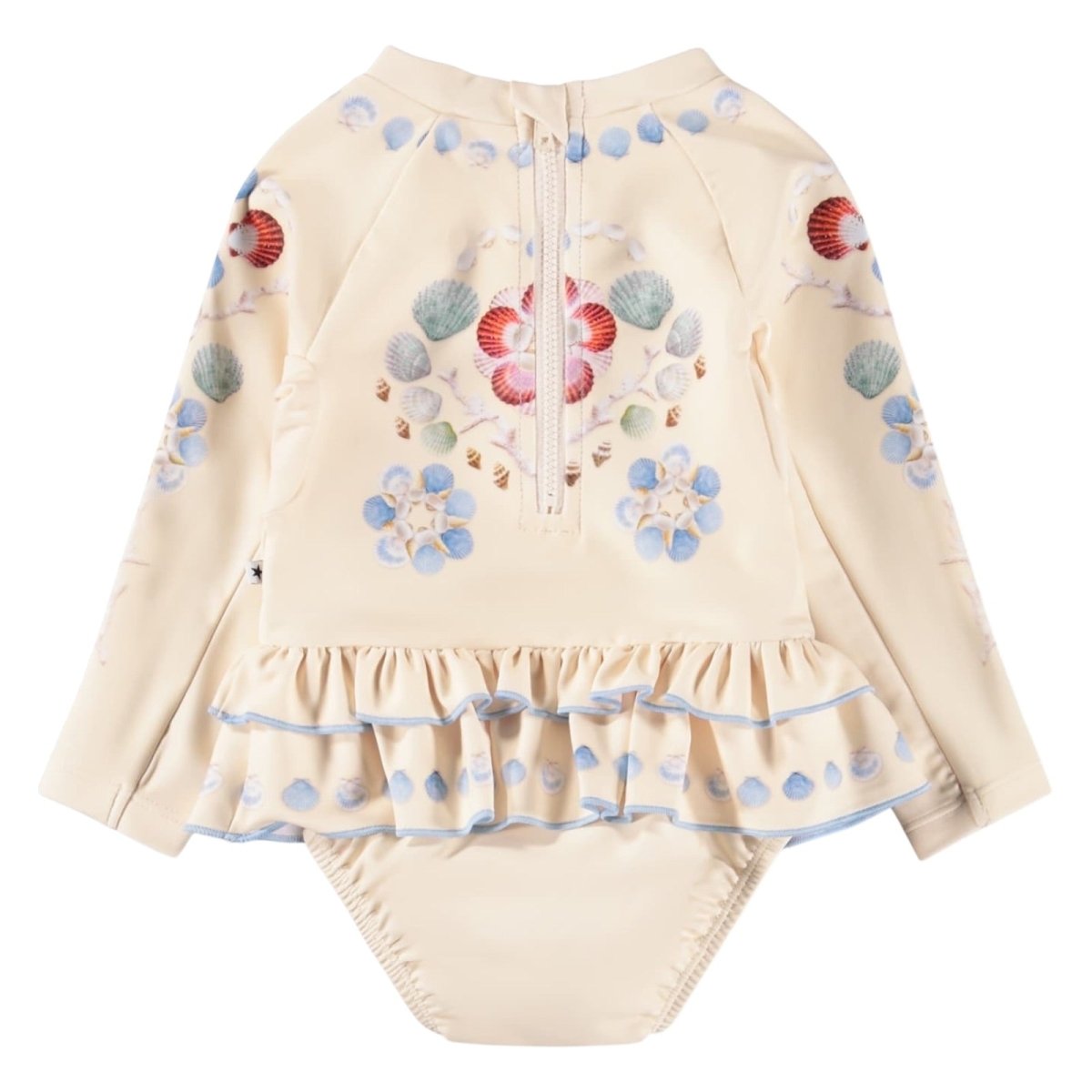 SEASHELLS NARICE RASH GUARD ONE PIECE SWIMSUIT (PREORDER) - MOLO