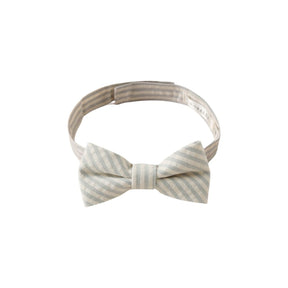 SEERSUCKER STRIPE BOW TIE - NORALEE
