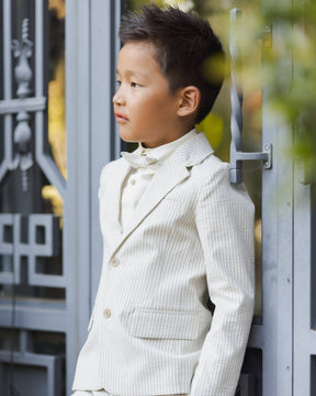 SEERSUCKER STRIPE SEBASTIAN BLAZER - NORALEE