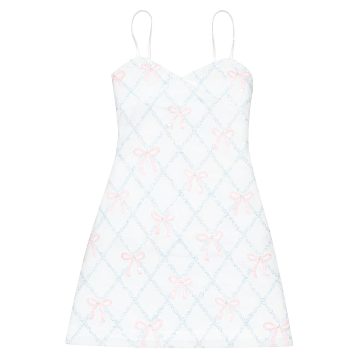 SEQUIN BOW ETTA DRESS - KATIE J NYC