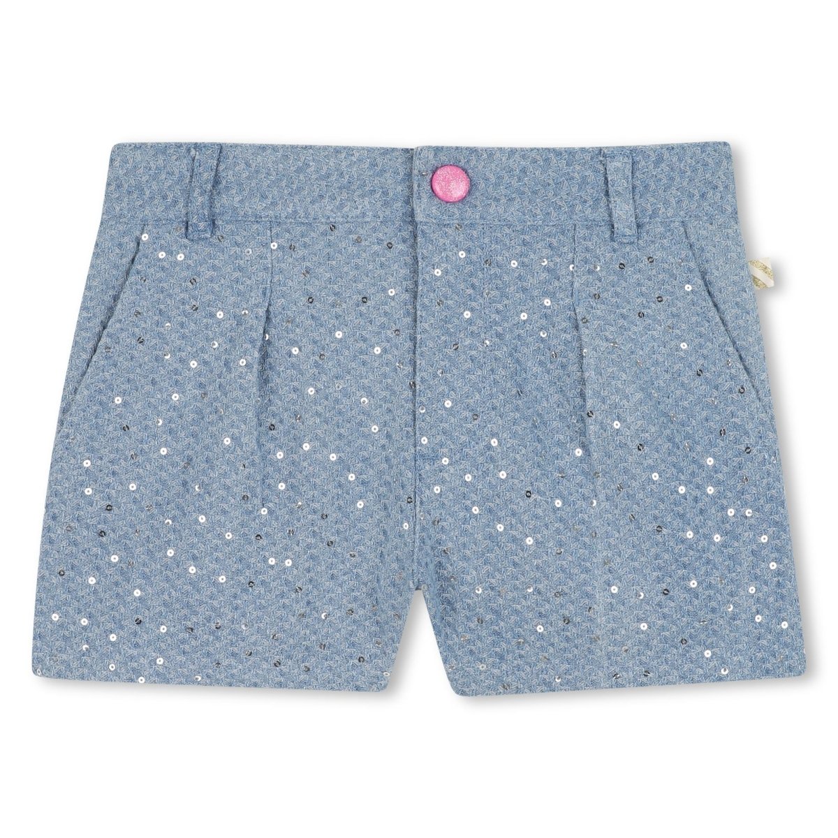 SEQUIN DENIM SHORTS (PREORDER) - BILLIEBLUSH