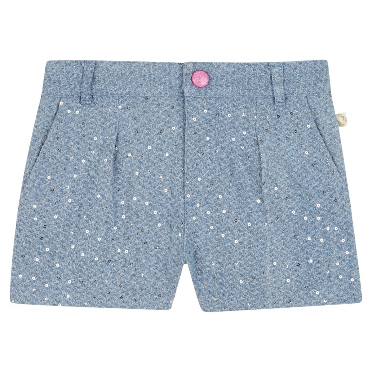 SEQUIN DENIM SHORTS (PREORDER) - BILLIEBLUSH