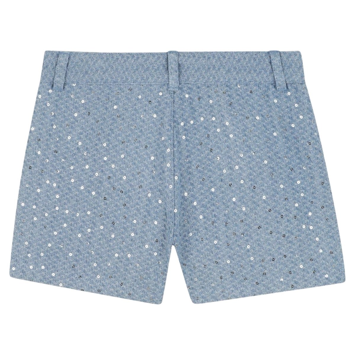 SEQUIN DENIM SHORTS (PREORDER) - BILLIEBLUSH