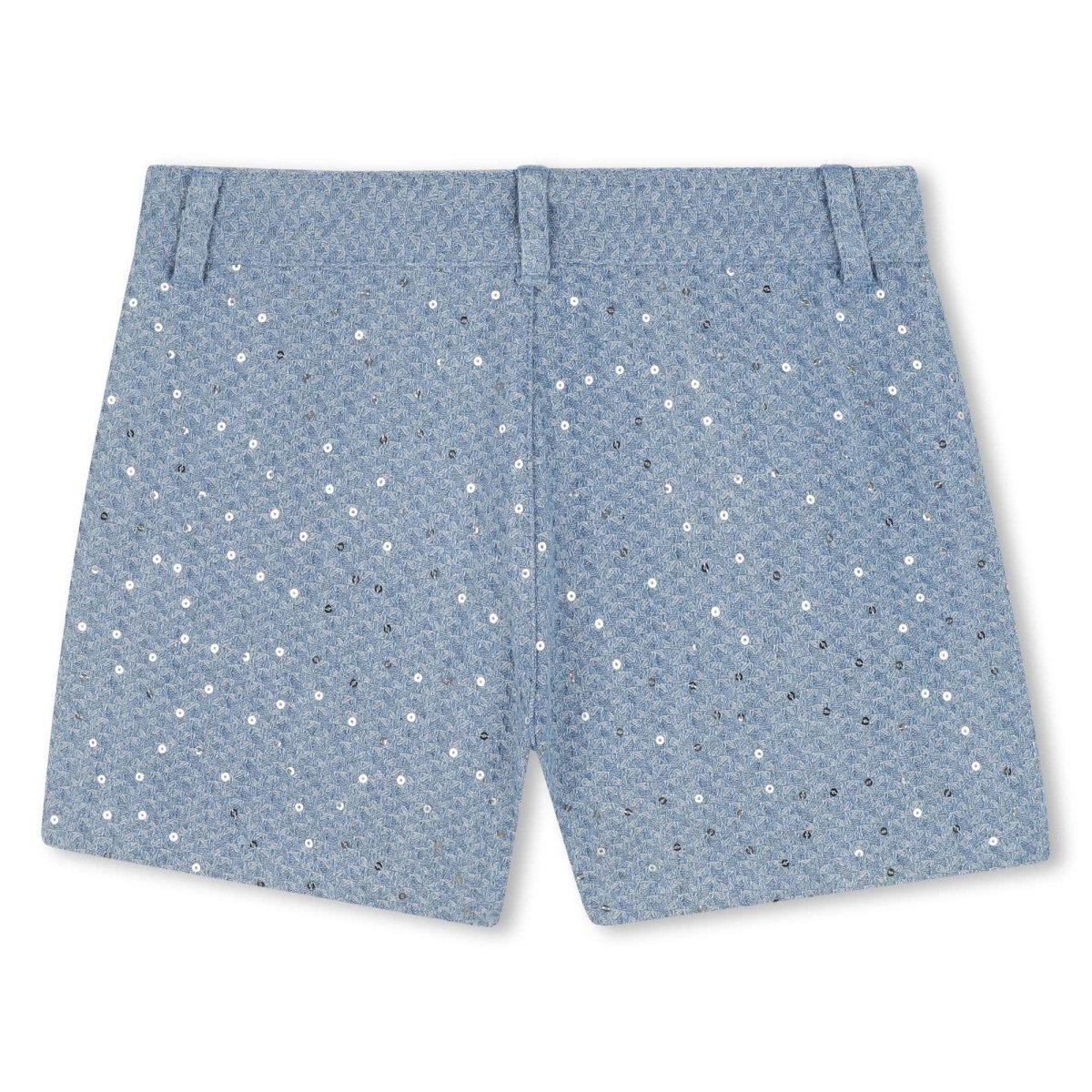 SEQUIN DENIM SHORTS (PREORDER) - BILLIEBLUSH