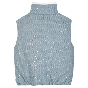 SEQUIN DENIM VEST (PREORDER) - BILLIEBLUSH