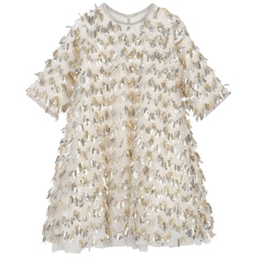 SEQUIN FRINGE DRESS - BILLIEBLUSH - DRESSES